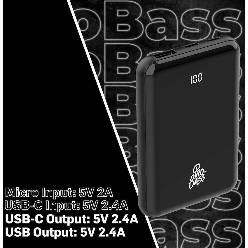 Pro Bass - ChargeMax 2 5000mAh power bank - Black - image 11