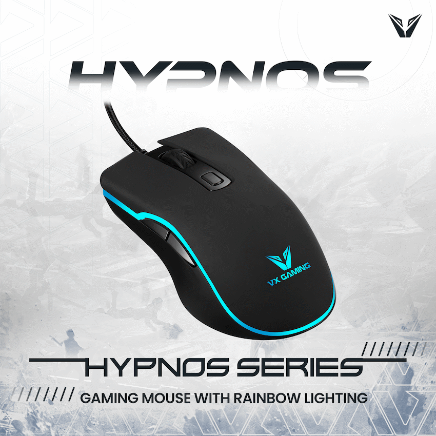 VX Gaming Hypnos Series Gaming Mouse with Rainbow Lighting - image 11