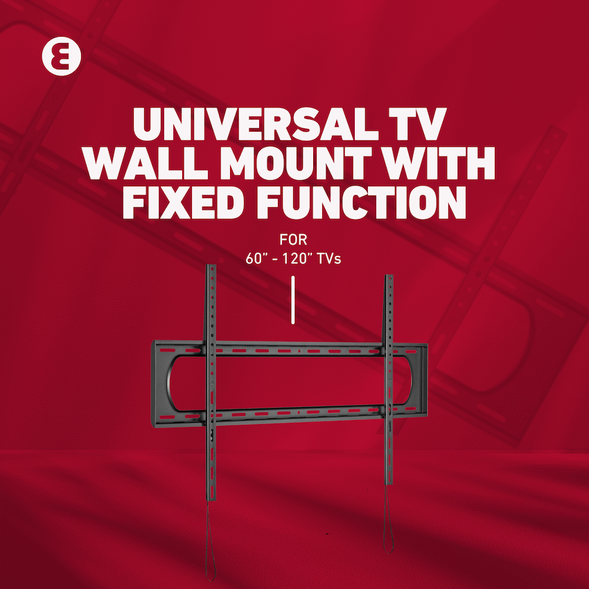 Ellies Solid series Fixed Heavy Duty Tv Wall Mount For 60" - 120" TVs - image 11