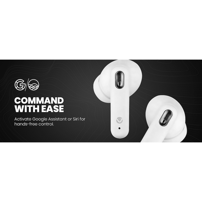 Volkano Pulse Series True Wireless Earphones with Charging Case - White - image 11