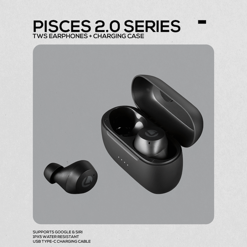 Volkano Pisces 2.0 Series TWS Earphones - Black - image 11