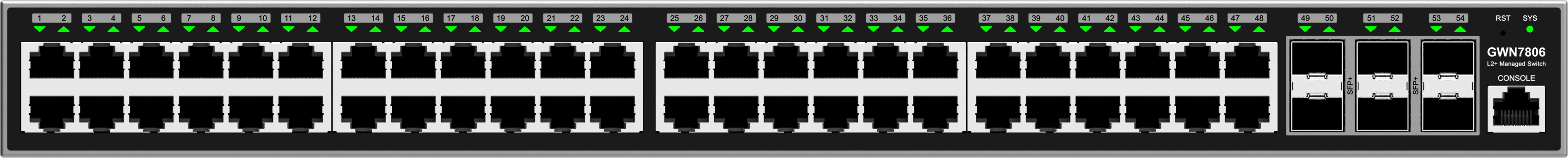 Grandstream Enterprise L2 48 port Managed GbE Switch | GWN7806 - image 3