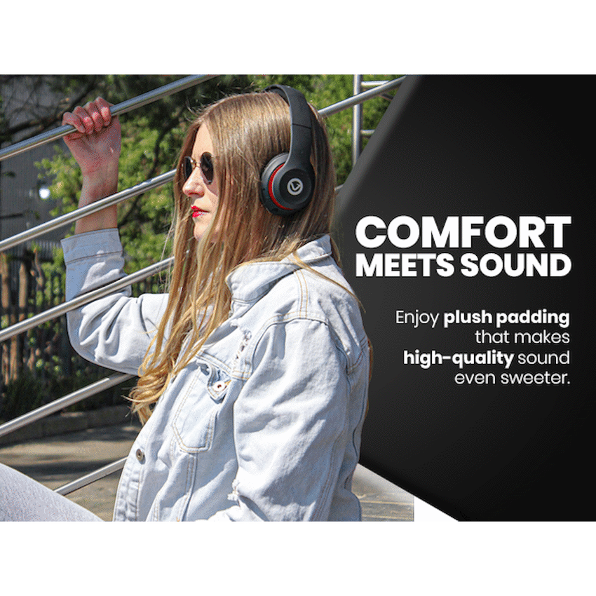 Volkano Falcon Headphones with Microphone - Black - image 12