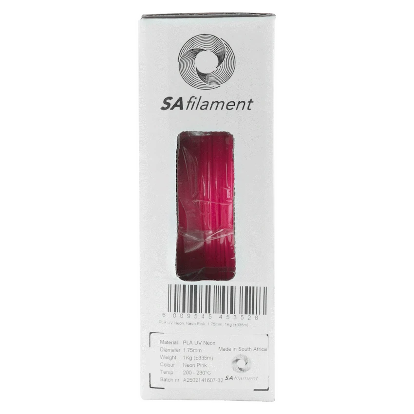 SA Filament PLA UV Neon Filament 1kg -  Pink - image 12