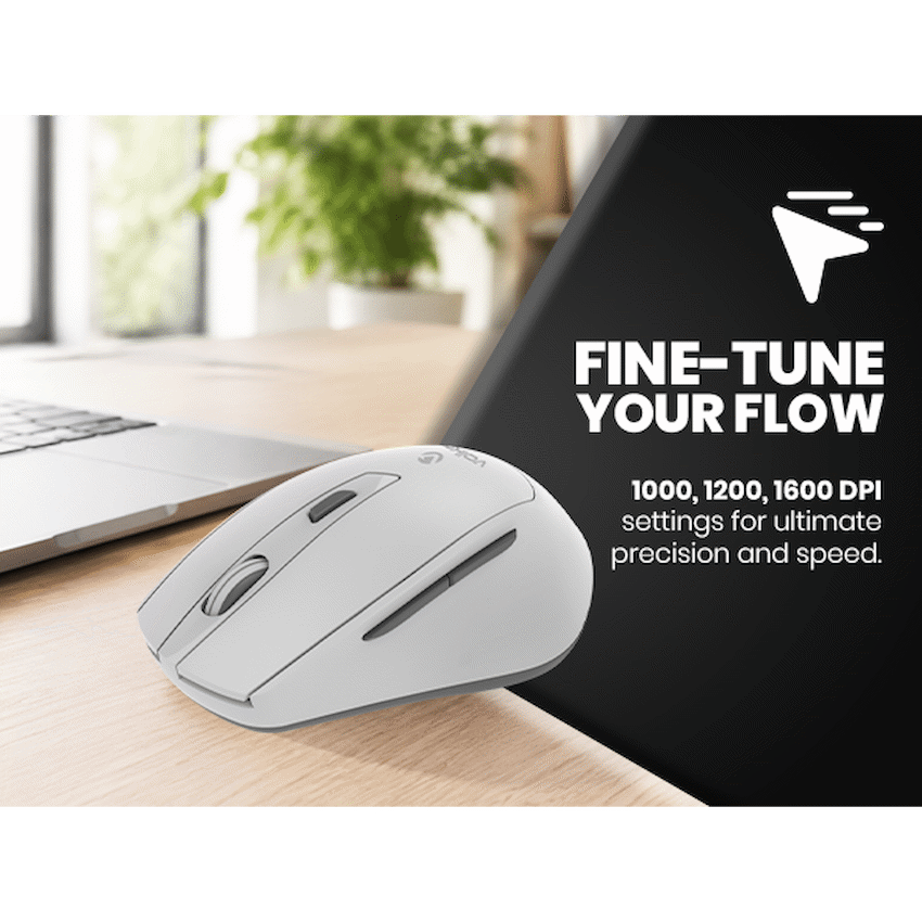 Volkano Chrome Series Wireless Mouse - Gray - image 12