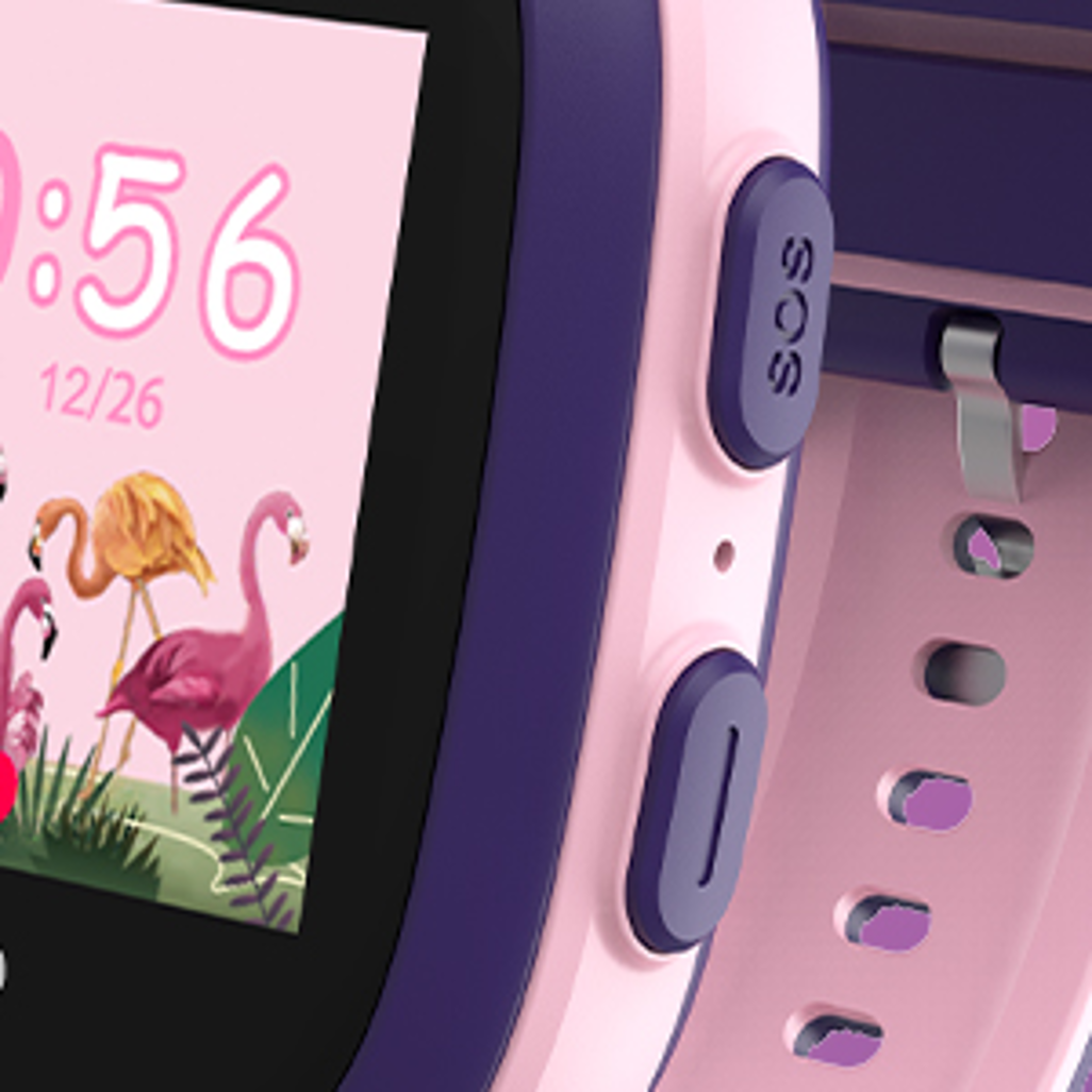 Volkano Find Me 4G Series GPS Tracking Watch with Camera - Pink