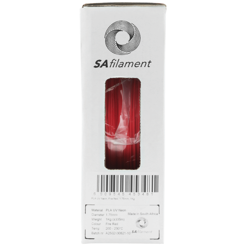 SA Filament PLA UV Neon Filament 1kg -  Fire Red - image 12