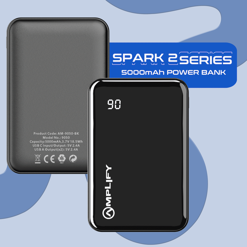 Amplify Spark 2 Series 5000 mAh Power Bank - Black - image 12