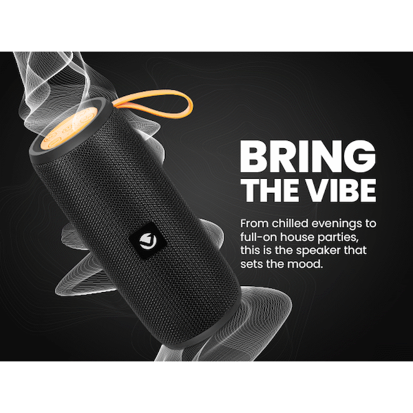 Volkano Stun 2.0 Series Bluetooth Speaker - Black - image 12