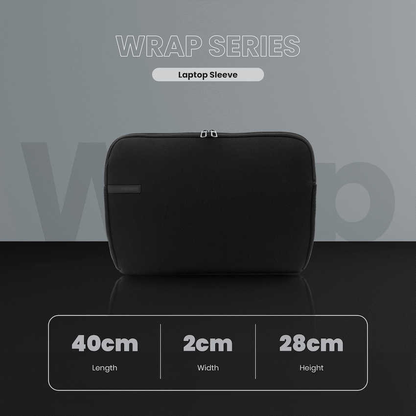 Volkano Wrap Series Laptop Sleeve 15.6" - Black - image 12