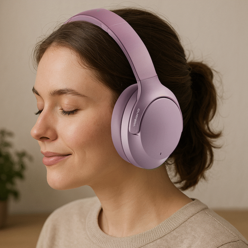 Volkano Odyssey ANC Bluetooth Wireless Headphone - Rose Gold - image 12