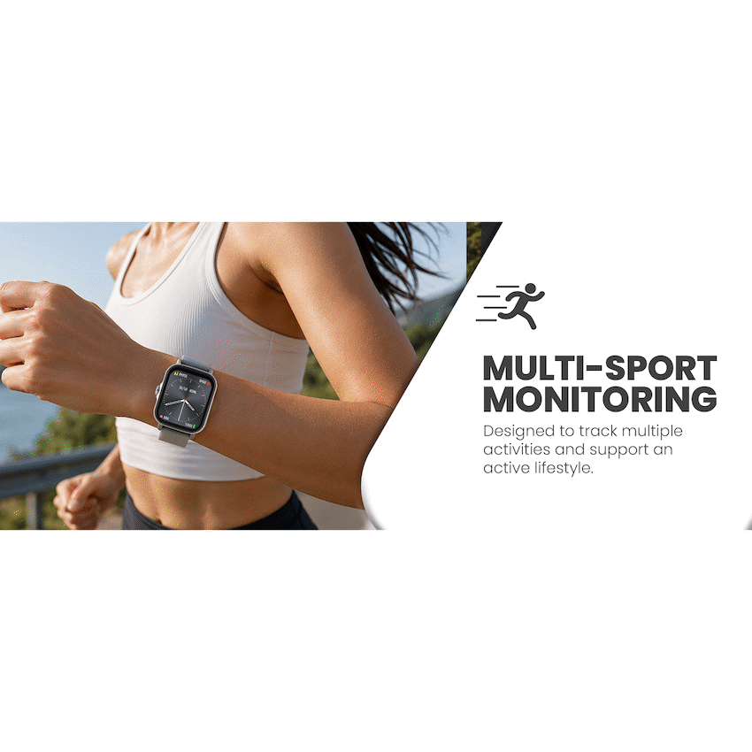 Volkano Active Tech Serene series Watch with heart rate monitor - Silver - image 12
