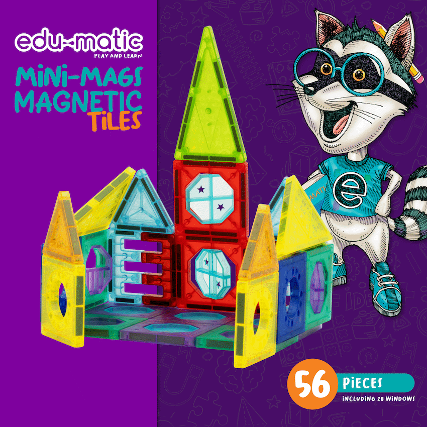 56 Magnetic Tiles, Windows and Stickers - image 12