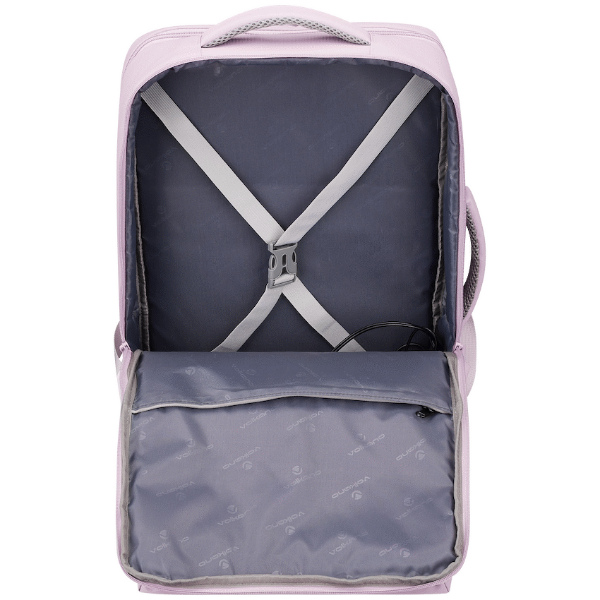 Volkano Under-Seat Traveller Backpack Pastel Pink - image 12