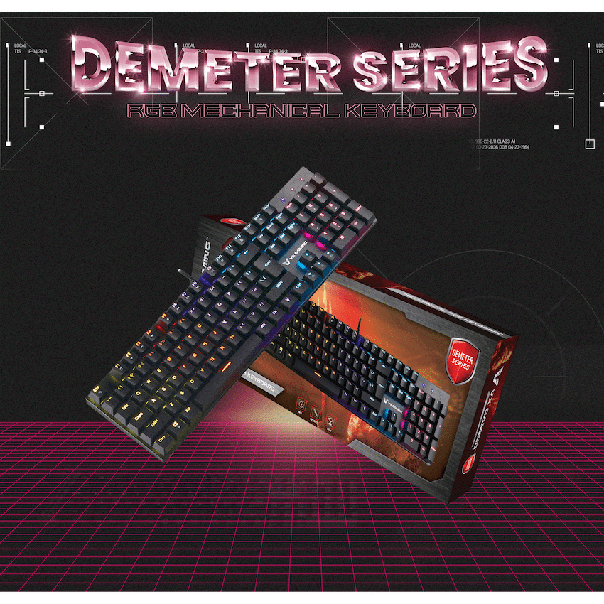 VX Demeter Series Mechanical Keyboard with Full RGB Lighting - image 12