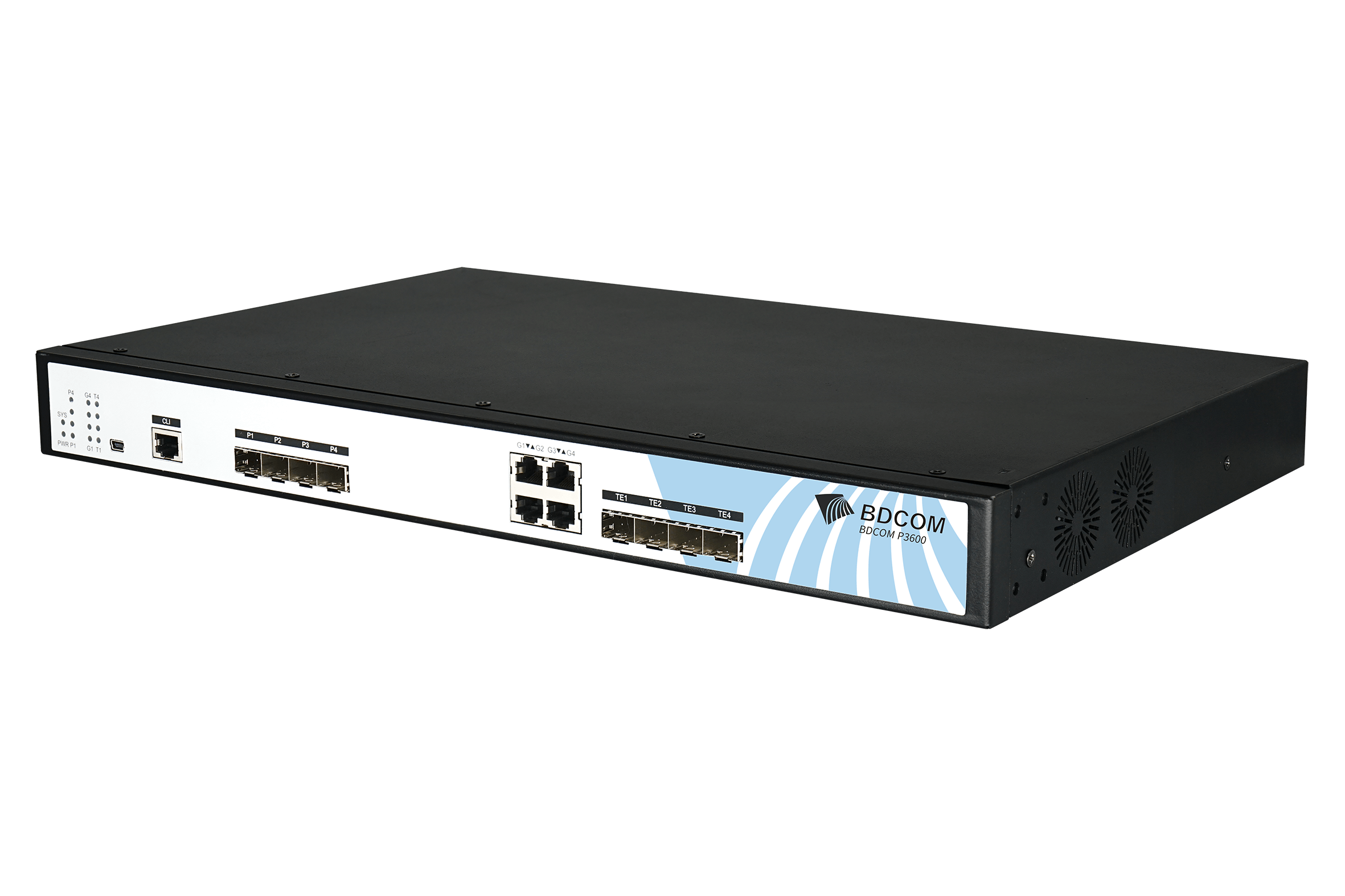 BDCOM 4 Port EPON OLT Headend - Dual AC PSU - image 3