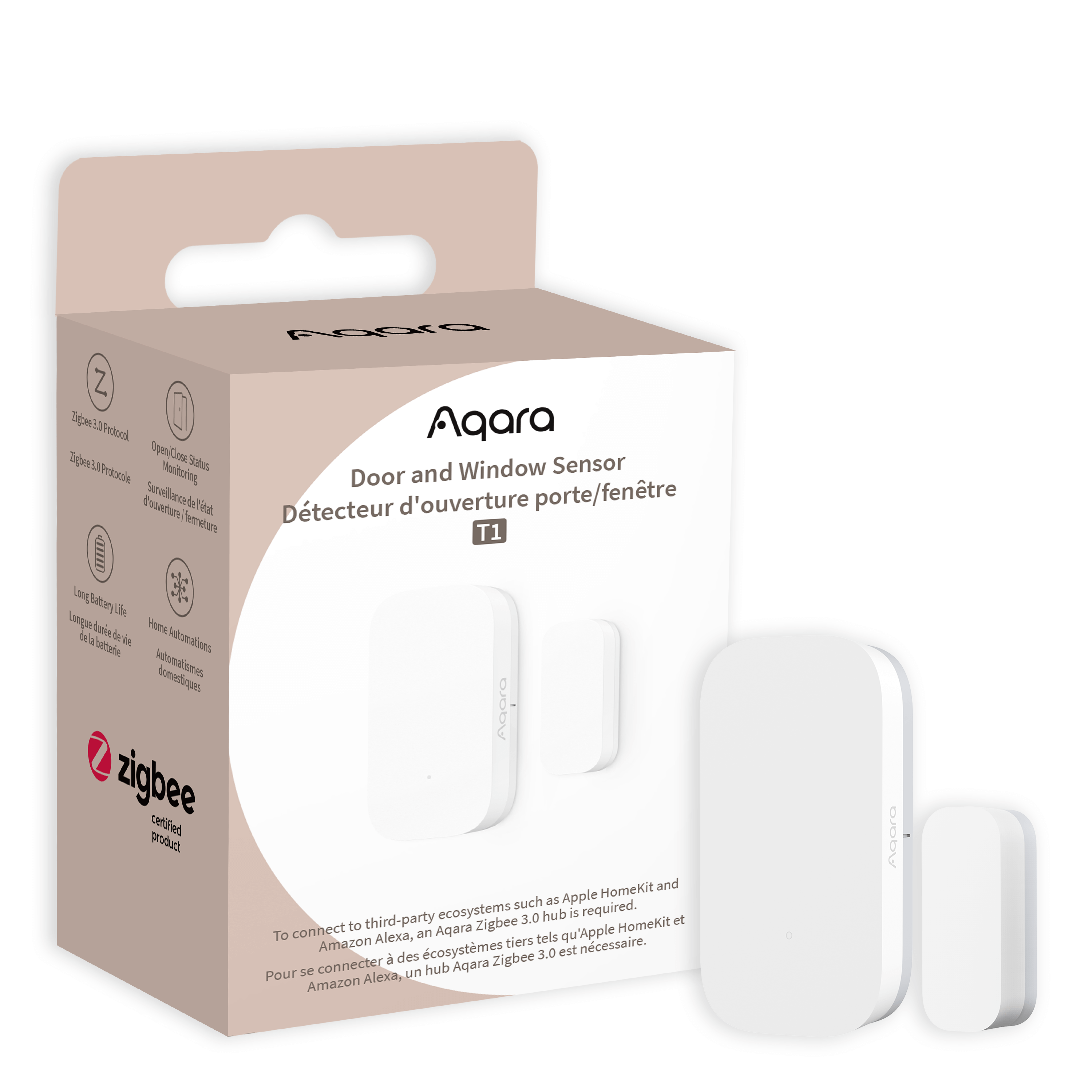 Aqara Sensor Door and Window Contact T1, Zigbee Ecosystem Compatible | DW-S03D - image 5