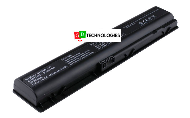 HP PAVILION DV9000 14.4V 4400MAH/63WH REPLACEMENT BATTERY