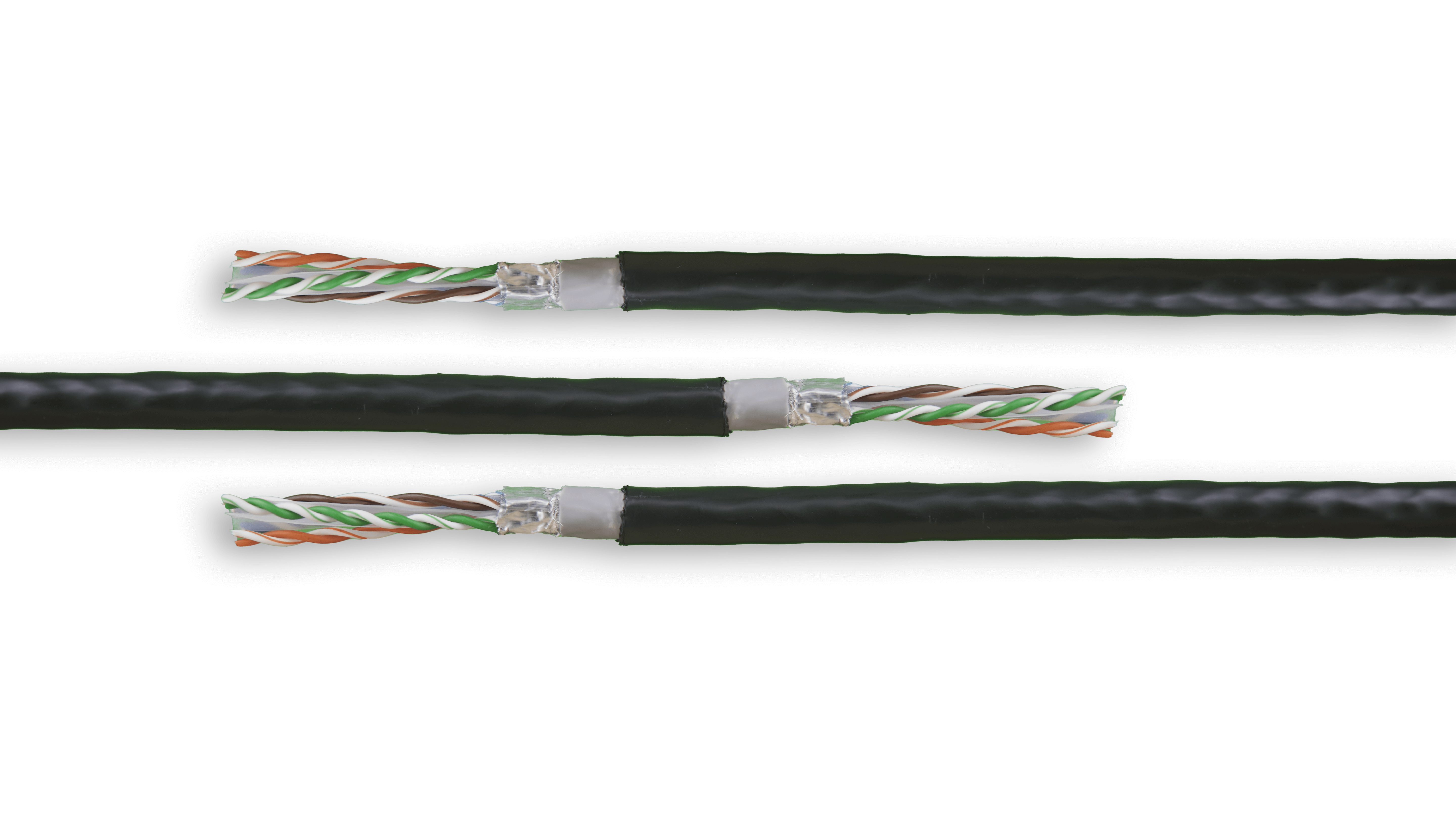 Acconet CAT6 UV Outdoor Ethernet Cable 100m Black Solid Core SF/TP Pull Box | CAT6U-100-SC - image 4