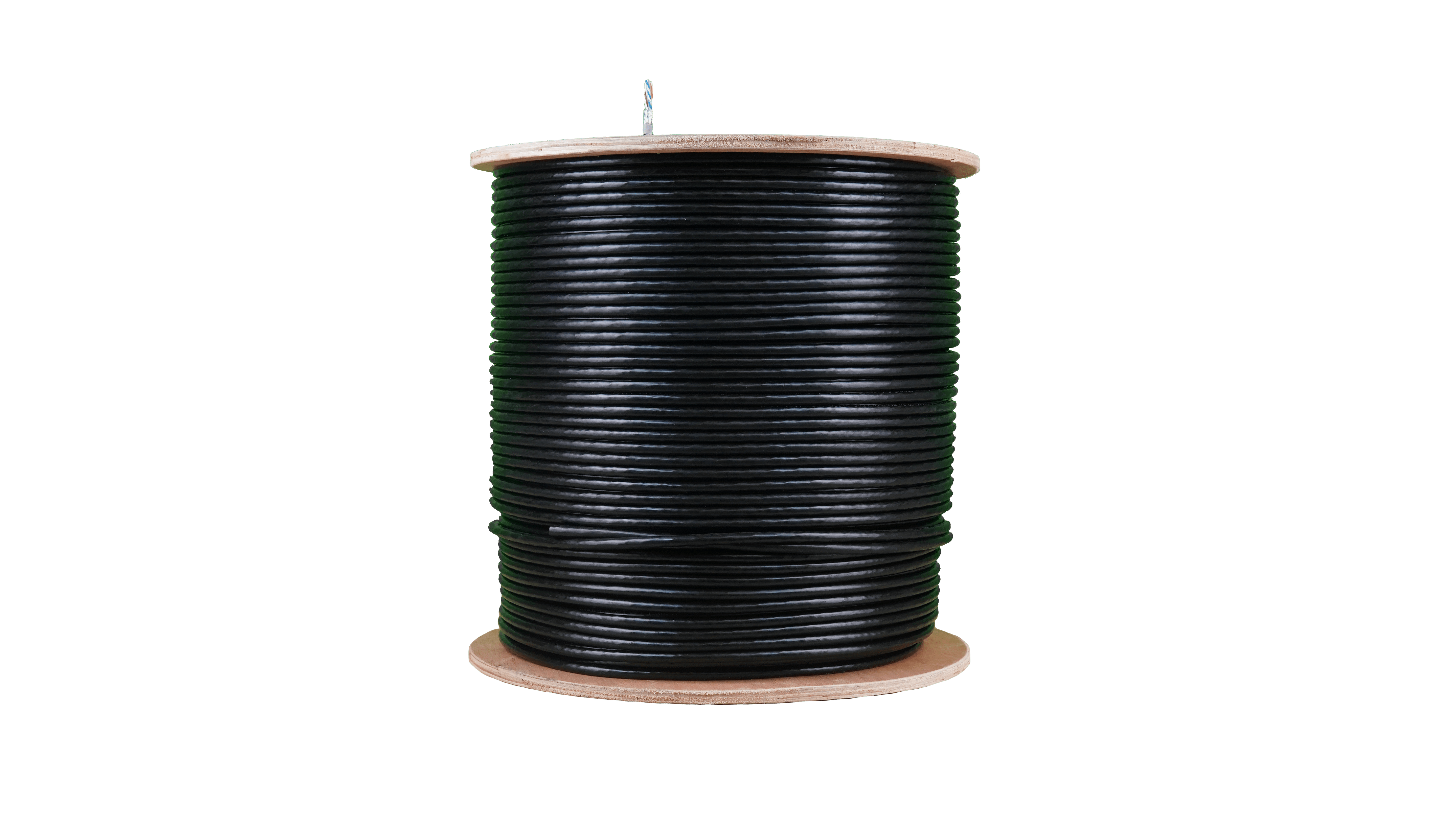 Acconet CAT5 UV Outdoor Ethernet Cable 500m Black Solid Copper SF/TP Pull Box | CAT5U-500-SC