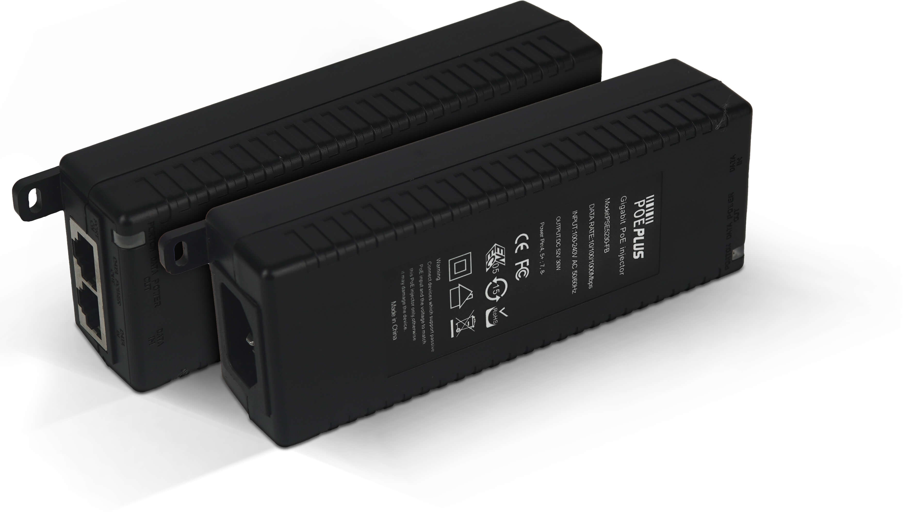 Gigabit Power over Ethernet (PoE) Injector. 48V, 0.575A, Passive, 30W - image 5