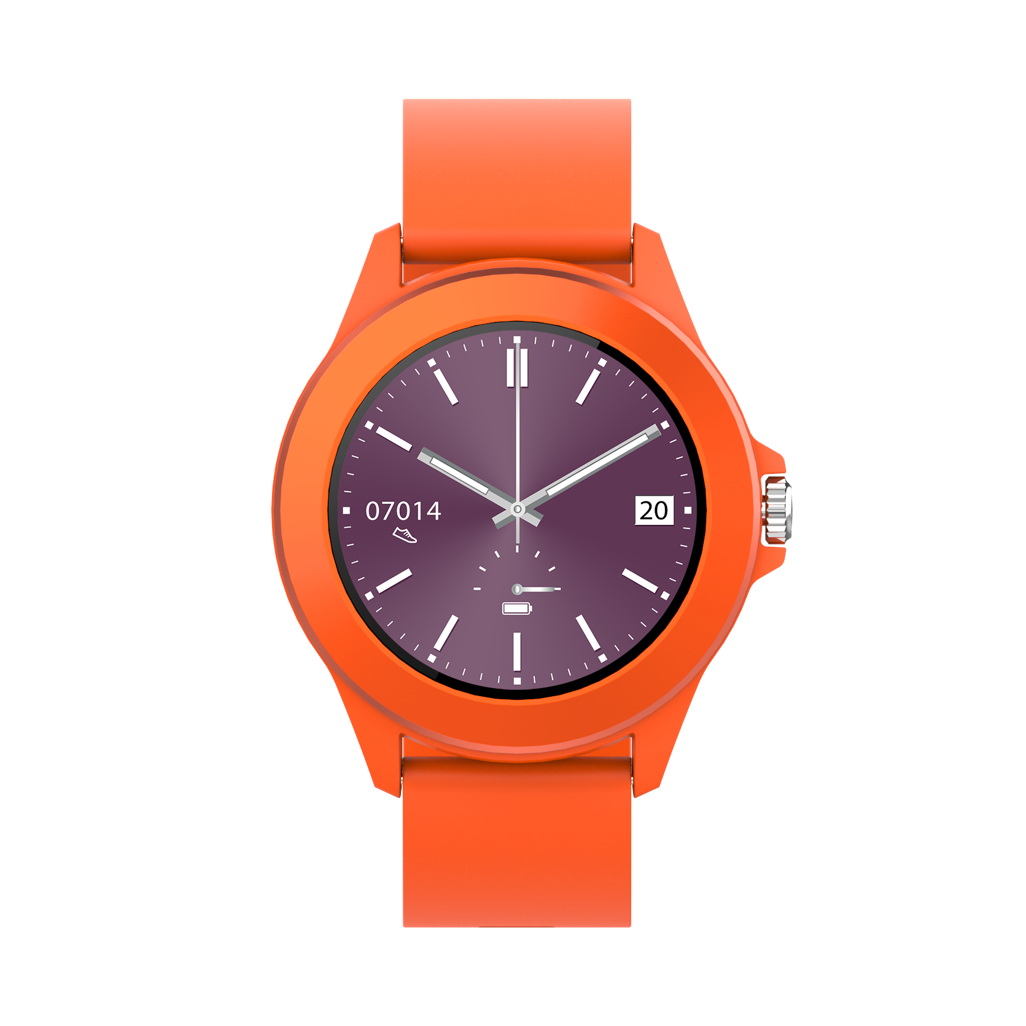 Volkano Splash Series Round Smartwatch - Orange