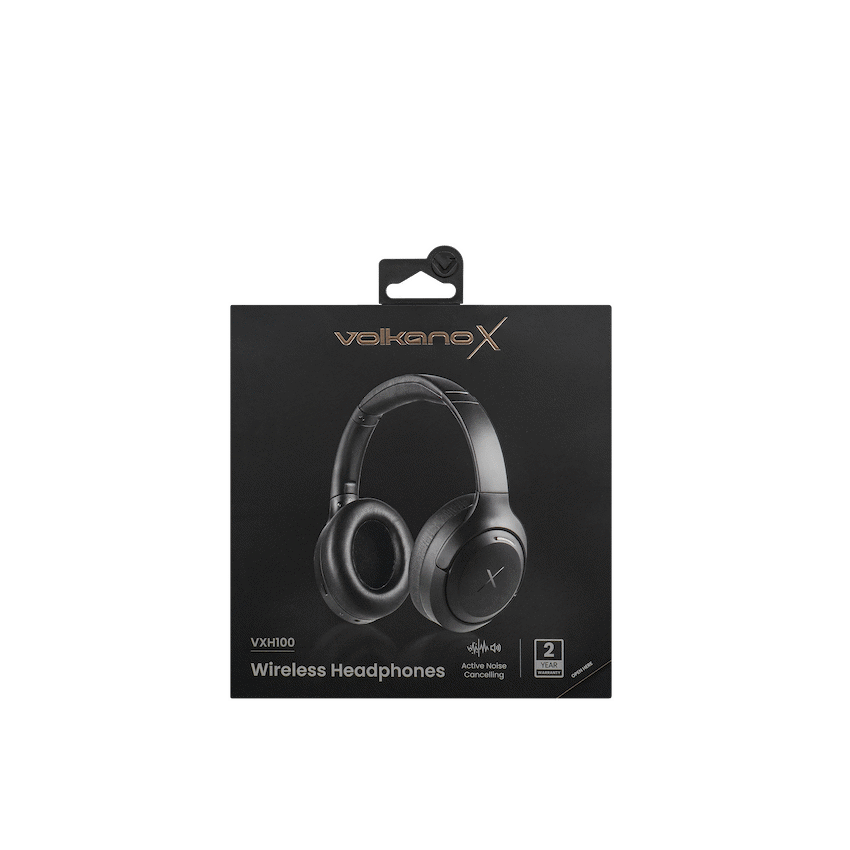 VolkanoX VXH100 Bluetooth Headphones with ANC  - Black - image 13