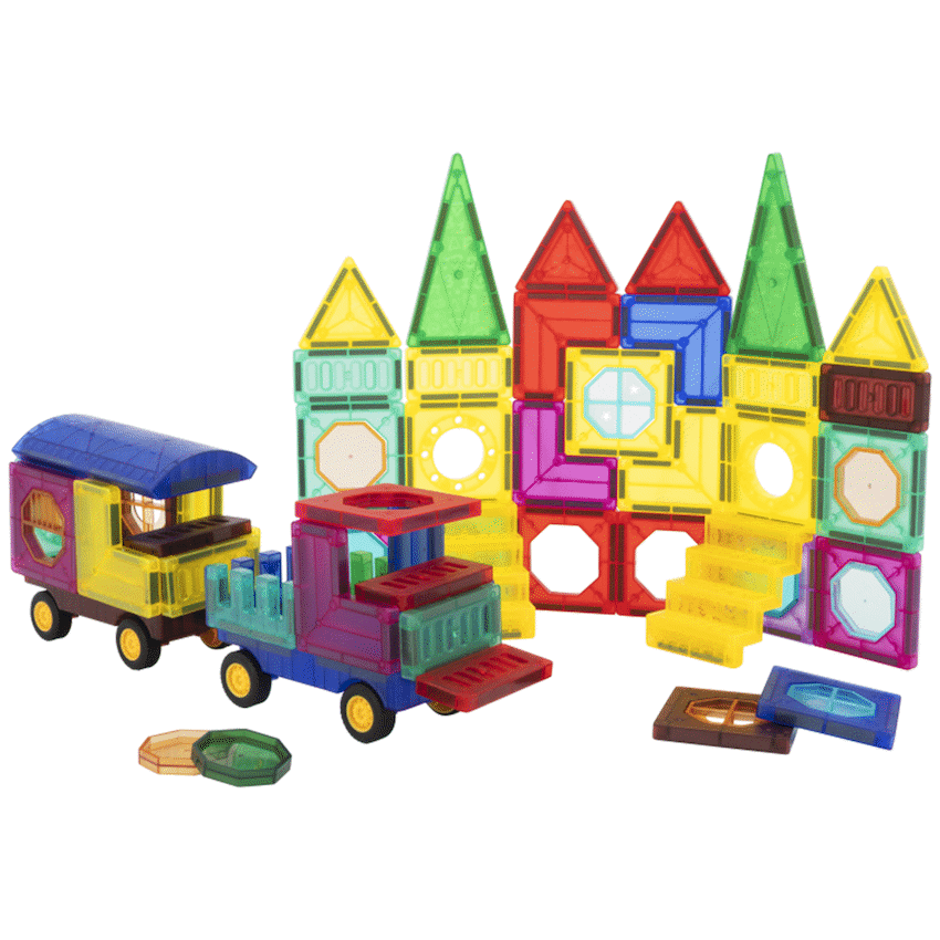 73 Magnetic Tiles, Windows, Stickers and Snowmen - image 13