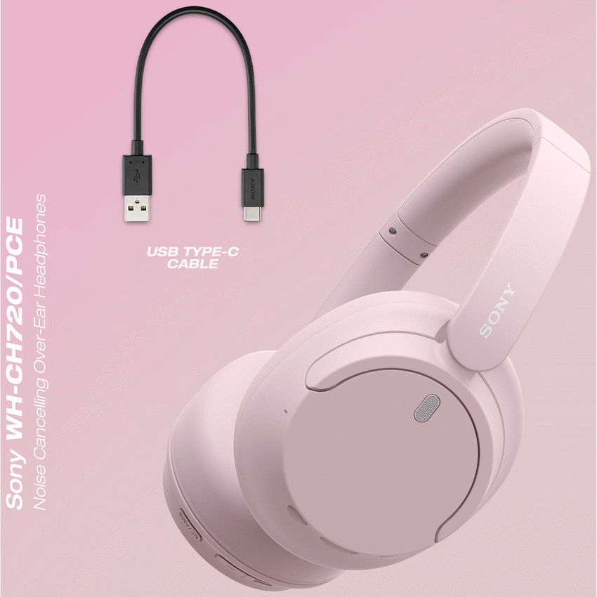 Sony WH-CH720 (Pink) Noise Cancelling Over-Ear Headphones - image 13