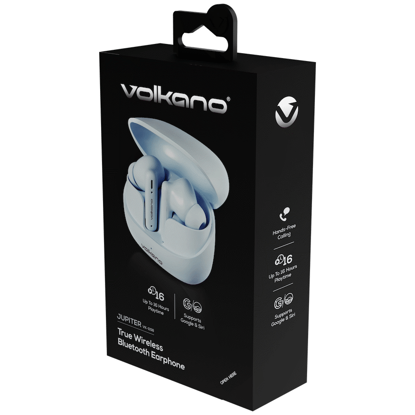 Volkano Jupiter Series TWS Earphones - Pastel Blue - image 13