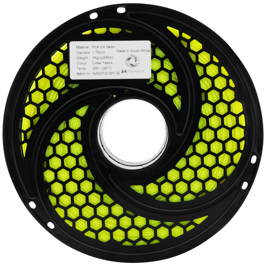 SA Filament PLA UV Neon Filament 1kg -  Lunar Yellow - image 13