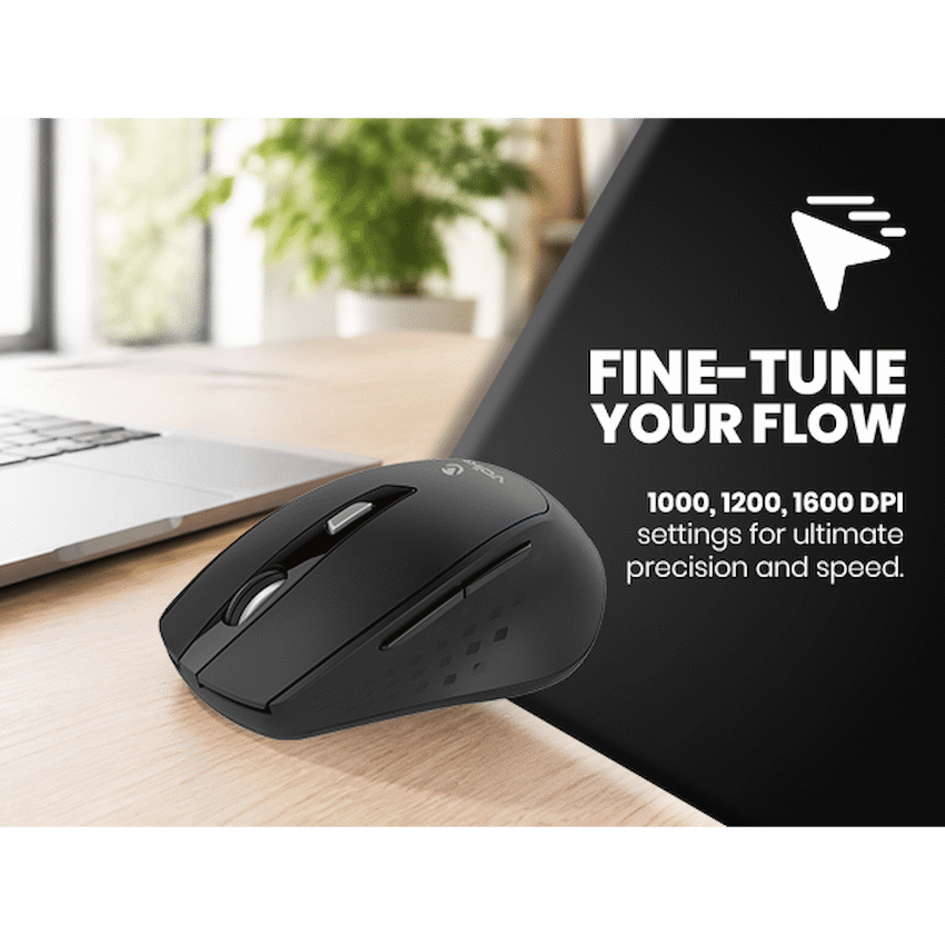 Volkano Chrome Series Wireless Mouse - Black - image 13