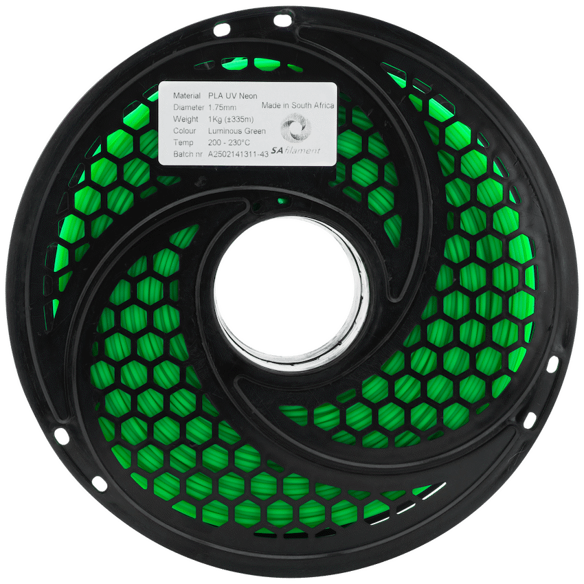 SA Filament PLA UV Neon Filament 1kg -  Luminous Green - image 13