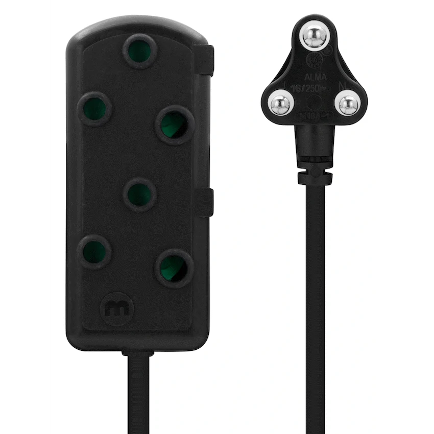 Ellies Side by Side Heavy Duty Extension Lead-5M-BK - image 13