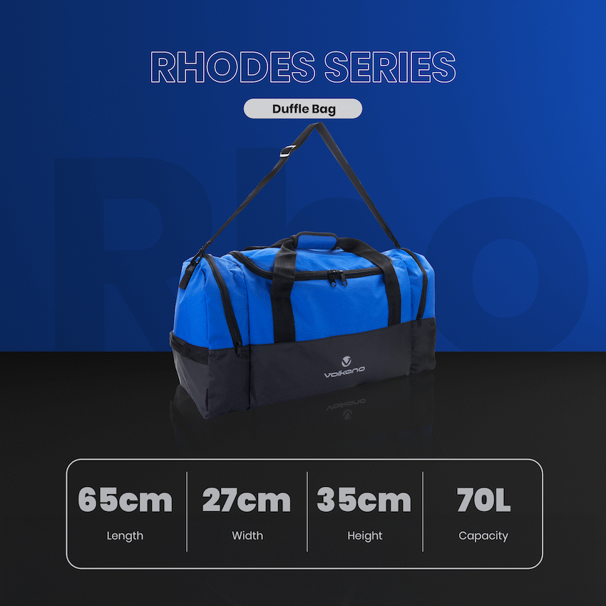 Volkano Rhodes 70l Duffle - Blue - image 13