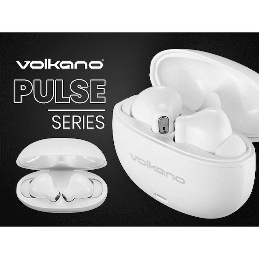 Volkano Pulse Series True Wireless Earphones with Charging Case - White - image 13