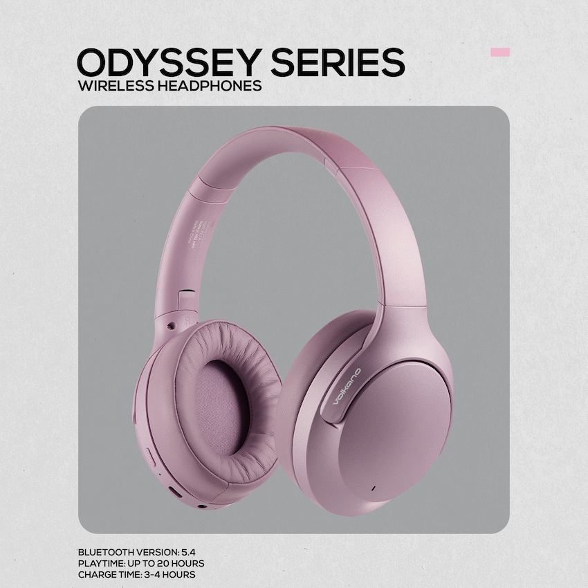 Volkano Odyssey ANC Bluetooth Wireless Headphone - Rose Gold - image 13