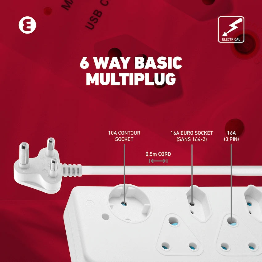 Ellies  6 Way Basic Multiplug - image 13