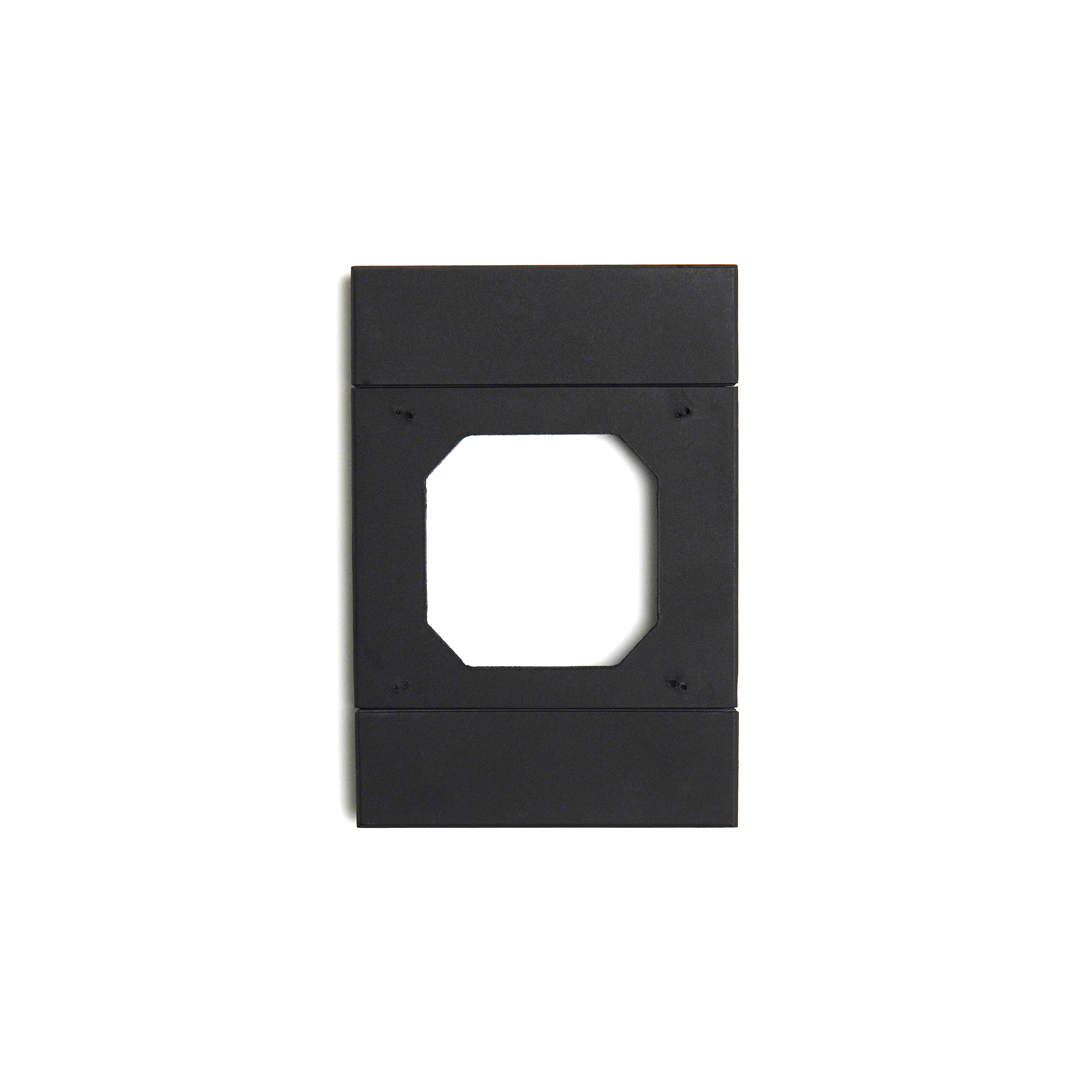 Acconet IoT 4x2 Smart Wall Switch Adapter Plate, Black | AC-IOT-BP-B