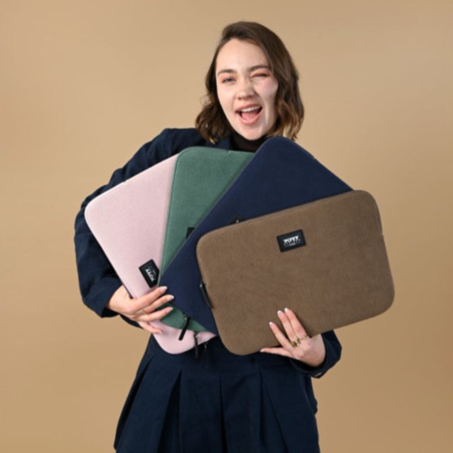 PORT MILANO II ECO laptop sleeve 16" Navy Blue – image 5