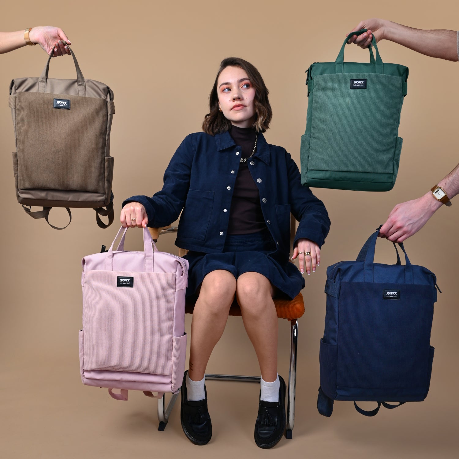 Port Designs Milano II ECO 14/16″ Totepack – Navy Blue – image 5