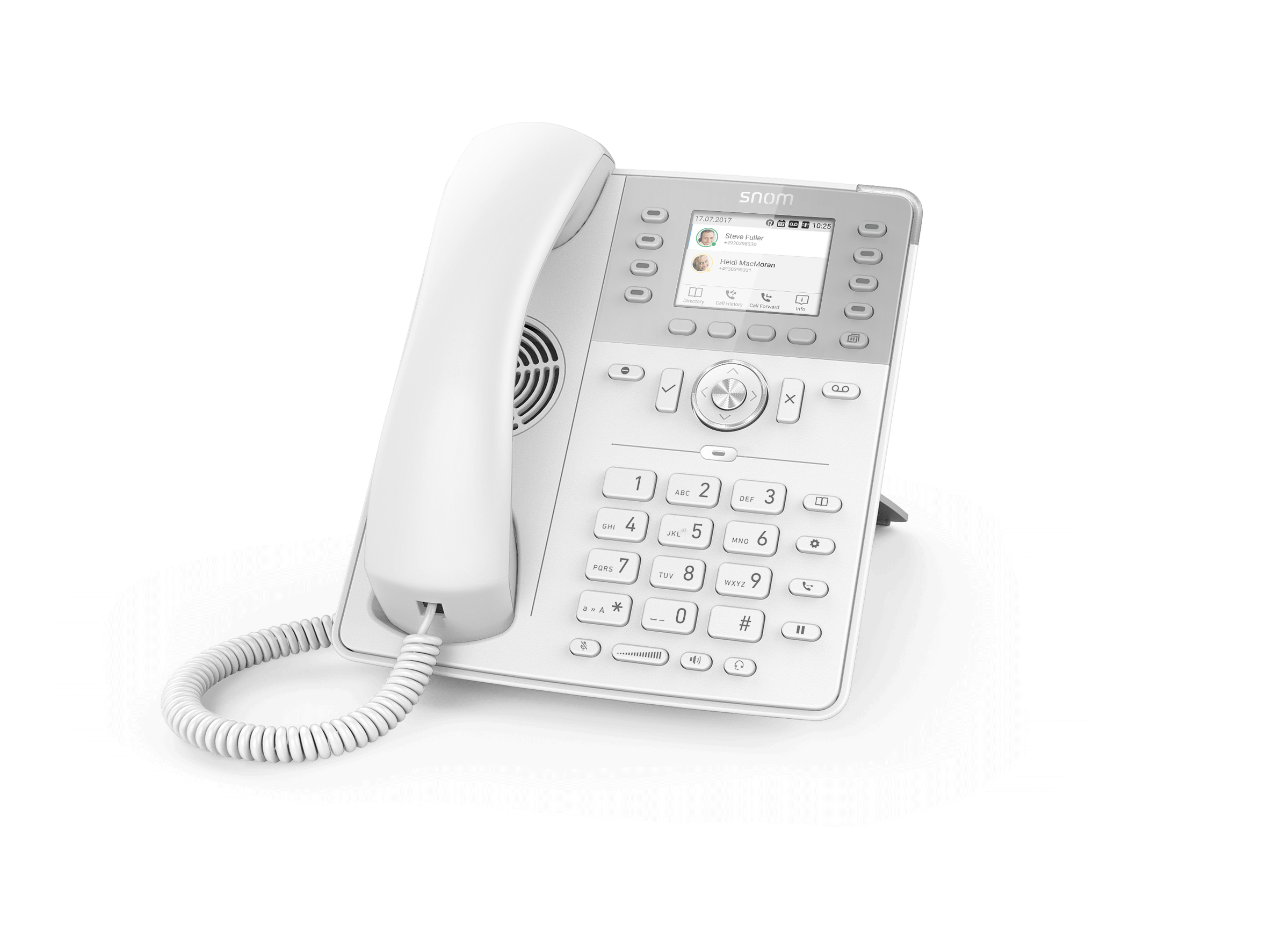 Snom D735 12-Line White Desktop SIP Phone | D735W - image 3