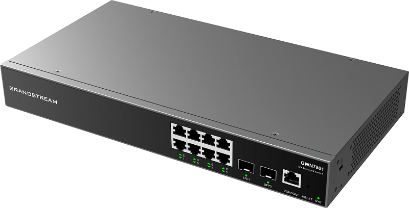 Grandstream Enterprise L2 8 port Managed GbE PoE Switch 120W | GWN7801P - image 3