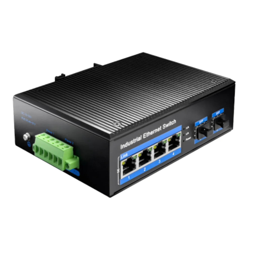 Cudy 4 Port Gigabit Industrial  2SFP Switch | IG1004S2 - image 2