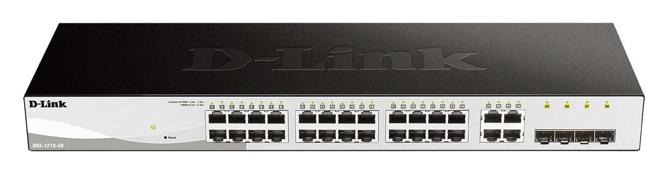 D-Link 28-Port Gigabit Smart Managed Switch; 24 port 10/100/1000Base-T ports + 4 SFP ports - image 3