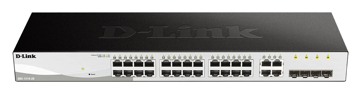 D-Link 28-Port Gigabit Smart Managed Switch; 24 port 10/100/1000Base-T ports + 4 SFP ports - image 3