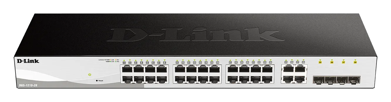 D-Link 28-Port Gigabit Smart Managed Switch; 24 port 10/100/1000Base-T ports + 4 SFP ports - image 4