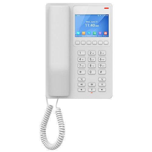 Grandstream 2 Line 3.5'' Color LCD Hotel Phone White | GHP630 - image 2