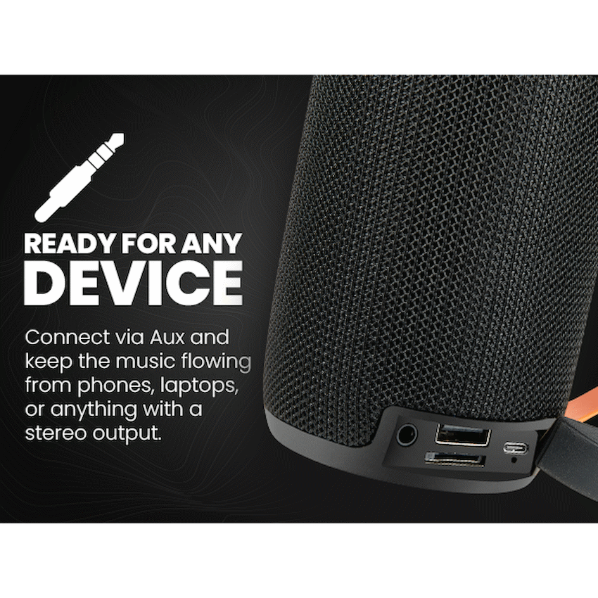 Volkano Stun 2.0 Series Bluetooth Speaker - Black - image 14