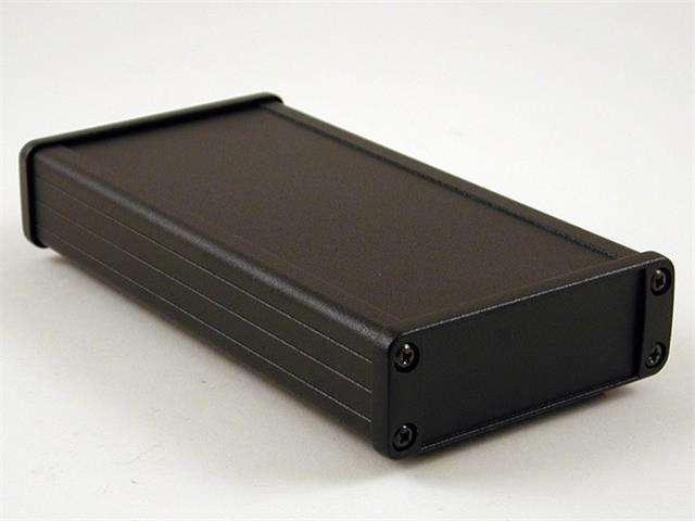 Aluminium Diecast Enclosure 172.15 x 107.95 x 50.11 mm Black